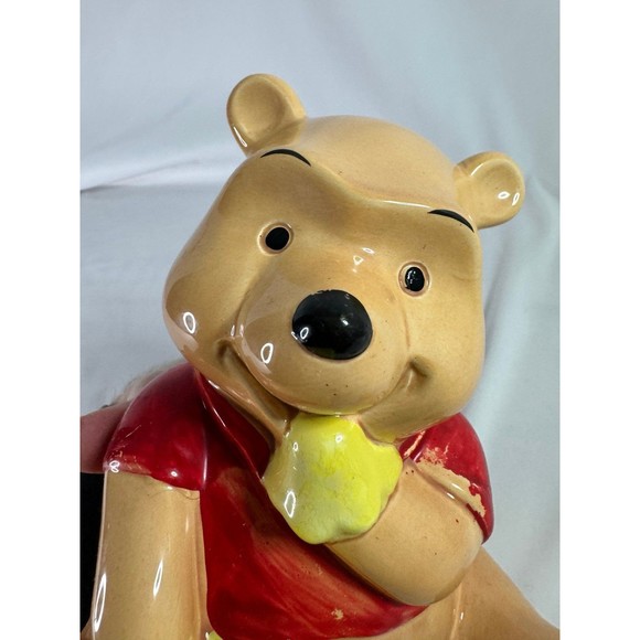 *RARE* Vintage 1980's Disney Winnie The Pooh Ceramic Coin Bank Piggy Bank - Picture 5 of 5